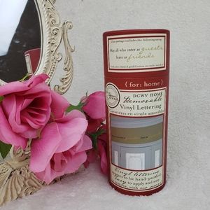 DCWV HOME Removable Vinyl Lettering (NWT)